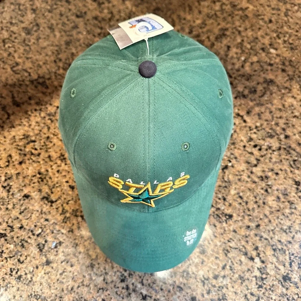 Vtg Dallas Stars Hat NHL Hockey Rules Stars Sensation Dead Stock New - Picture 2 of 12